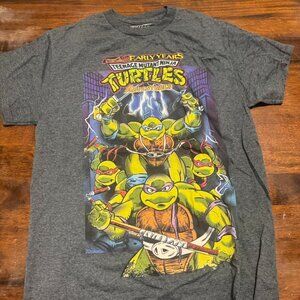 Teenage Mutant Ninja Turtles Adventures The Early Years Men's T-Shirt Medium EUC